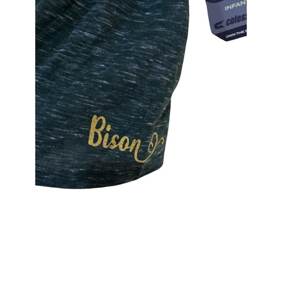 NEW NDSU Bison Colosseum Green Bib One Piece Dress Set Infant Girl (6-12) - Picture 2 of 5